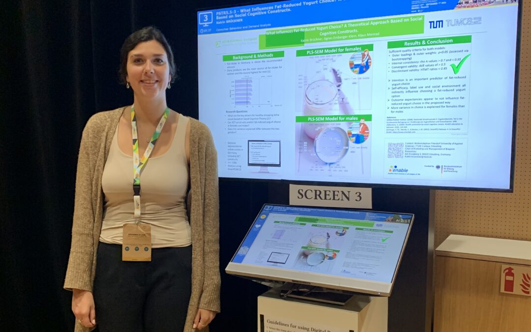 Posterpräsentation in Rennes bei der 17. Versammlung der European Association of Agricultural Economists